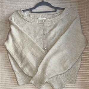 H&M Light Beige Cardigan Sweater